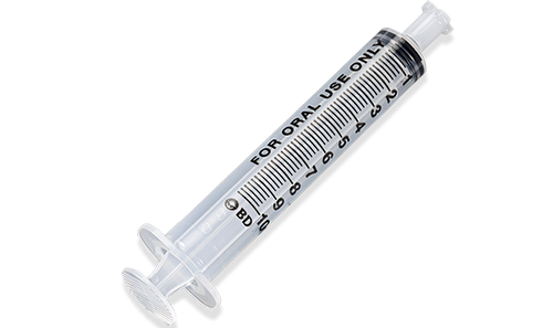 BD Oral Syringe, Clear, 10mL, Tip Cap, 100/pk, 5 pk/cs (Continental US Only) - Clear