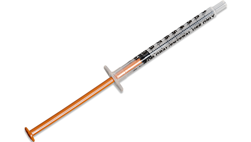 BD Oral Syringe, Clear, 1mL, Sterile, 200/pk, 8 pk/cs (Continental US Only) - Clear