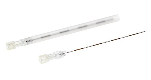 BD Tuohy Needle, 18G x 3½", No Wings, Modified Tuohy Point, 10/bx, 5 bx/cs (Continental US Only) - 18G, 3½"