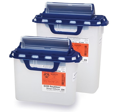 BD Collector, Pharmaceutical, 3 Gallon, Counterbalanced Door, 10/cs (Continental US Only)