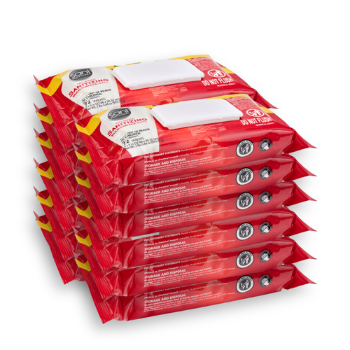 PDI SANI-WIPE™ NON-RINSE FOOD CONTACT HARD-SURFACE SANITIZING WIPE Sanitizing Wipes, 9" x 8", Softpack, 72/pk, 12 pk/cs (US Only)