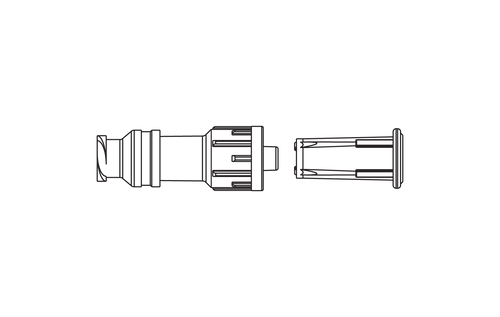 BD SmartSite Needle-Free Valve, 0.11 ml PV, Stand Alone, 100/cs (Continental US Only)