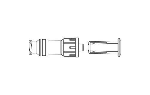 BD SmartSite Needle-Free Valve, 0.11 ml PV, Stand Alone, 100/cs (Continental US Only)