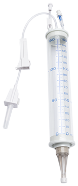 BD Gravity Administration Set, 150ml Burette (SmartSite™), Roller Clamp Add-On, 22" Length, 56cm Fluid Path, Not Made with DEHP, Sterile, 20/cs (Continental US Only) - 22"
