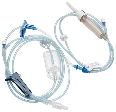 BD Alaris Pump Module Set, Low Sorbing Check Valve, 0.2 Micron Filter, Roller, Pinch Clamp, (2) SmartSite Needle-Free Valves, 20/cs (Continental US Only)