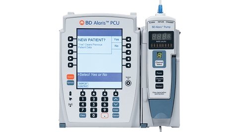 BD Alaris Pump Module Set, Low Sorbing Check Valve, 0.2 Micron Filter, Roller, Pinch Clamp, (2) SmartSite Needle-Free Valves, 20/cs (Continental US Only)