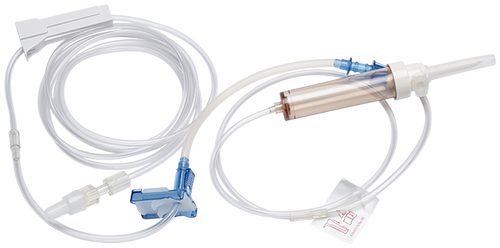 BD Alaris™ Pump Module Set, Roller Clamp, 2-Piece Male Luer Lock, 20 drop/L, 109" Length, 23 ml Fluid Path, Not Made with DEHP, Sterile, 20/cs (Continental US Only) - 109"