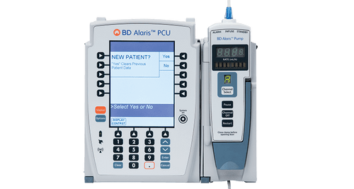 BD Alaris® IV Pump Set, 20 drop/ml, 118" Tubing, (3) Ports, Closed, Low-Sorb, 20/cs (Continental US Only) - 118"