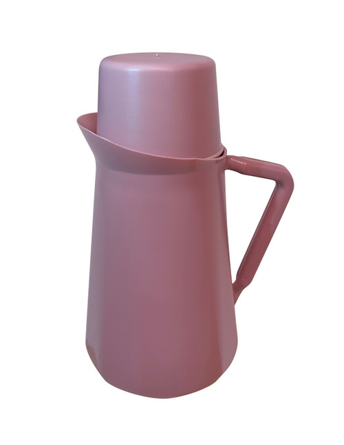 MEDEGEN PITCHERS WITH CUP COVER - Pitcher, 1 Qt, 9 oz Cup-Cover, Rose, 12/cs