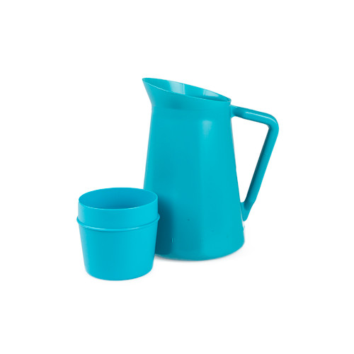 MEDEGEN PITCHERS WITH CUP COVER - Cup-Cover, 9 oz, For 00110, Blue, 12/cs