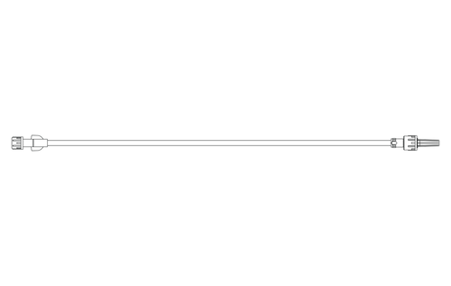 BD Extension Set, Fixed Male Luer Lock, Not Made with DEHP, 60" Length, 9.4ml PV, Sterile, 50/cs (Continental US Only) - 60"