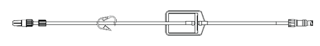 SmartSite™ Extension Set, low sorbing 1 SmartSite™ Needle-Free Connector 0.2 micron filter (1.72 sq. in low protein binding), pinch clamp