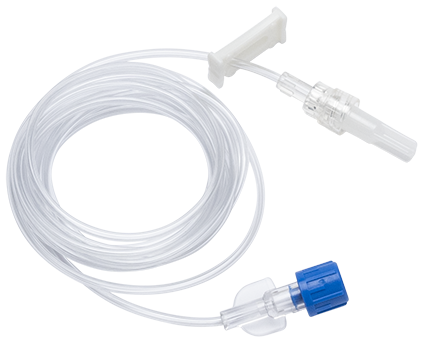 BD Extension Set, Minibore, Removable Slide Clamp, Spin Male Luer Lock, Not Made w/ DEHP, 60" Length, 1.8 ml PV, Sterile, 50/cs (Continental US Only) - 60"