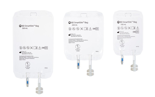 BD SmartSite™ Bag, 250 ml, 125/cs (Continental US Only)