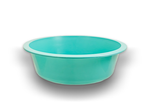 MEDEGEN ROUND WASH BASINS - Round Wash Basin, 6L, Turquoise, 50/cs