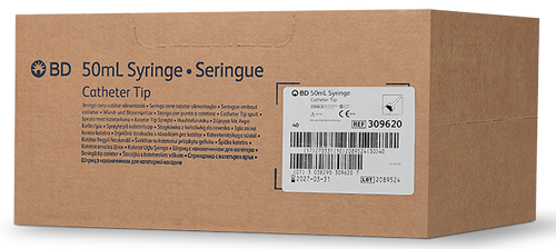 BD Catheter Tip Syringe, Tip Shield, 50mL, 40/bx, 4 bx/cs (Continental US Only)