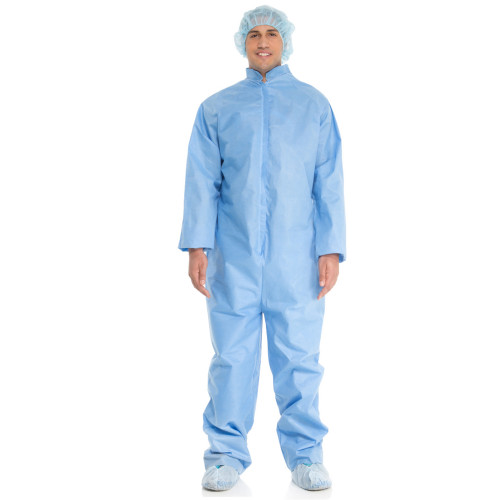 HALYARD PROTECTIVE COVERALL - Protective Coverall, Blue, X-Large, 24/cs (US Only)
