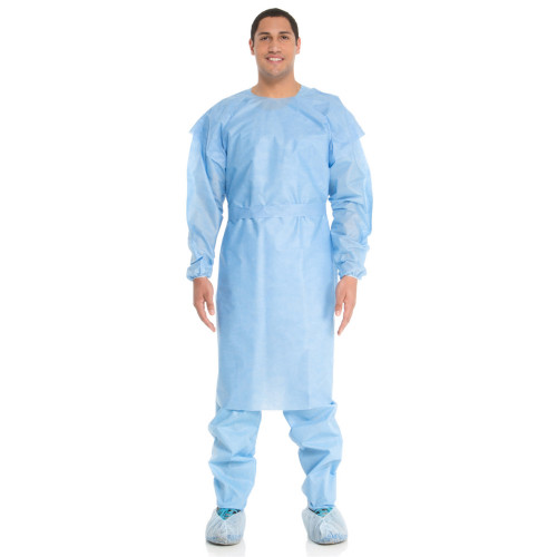 HALYARD KC300 ISOLATION GOWNS - Isolation Gown, Blue, X-Large, 100/cs (US Only)