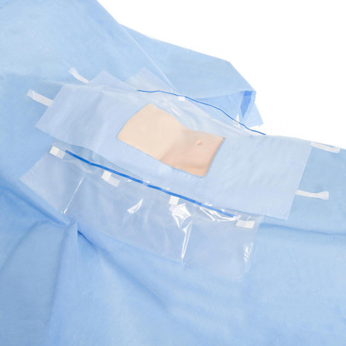 HALYARD DRAPES - Laparoscopic/ Cholecystectomy Drape, 102" x 72" x 120", Sterile, 10/cs (US Only)
