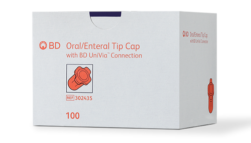 BD Accessories: Tip Caps, Sterile, 100/bx, 10 bx/cs (Continental US Only)