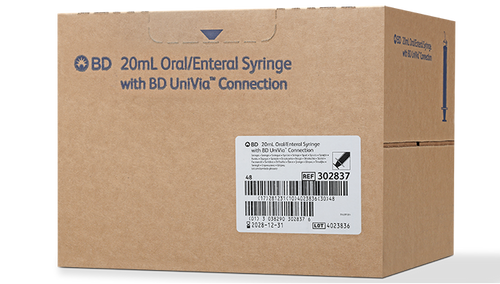 BD Enteral Syringe, 20mL, 48/pk, 4 pk/cs (Continental US Only)