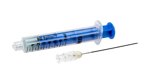 BD EPILOR™ Luer-Slip Plastic Loss Of Resistance Syringe, 7cc, 10/bx, 5 bx/cs (Continental US Only)