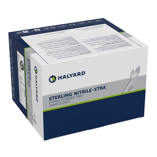 HALYARD STERLING® NITRILE-XTRA STERILE EXAM GLOVES - Gloves, Sterling Nitrile, X-Large, 50 prs/bx, 4 bx/cs (US Only) (Any glove product purchased after 4/10/26 is non-returnable until further notice based on the current volatility in the market)Max w