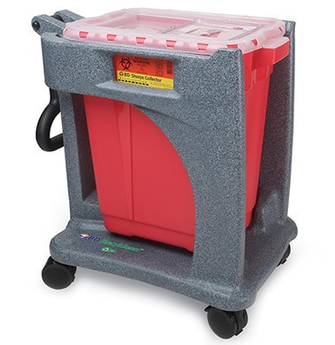 BD Sharps Collector, 9 Gal, Slide Top Gasketed, Red, 8/cs (Continental US Only) (Item is on allocation. Supplies may be limited or there may be longer than normal lead times) - Red
