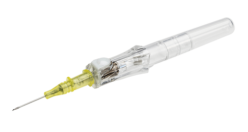 BD IV Catheter, 24G x .56", Yellow, 50/bx, 4 bx/cs (Continental US Only) - 24G, 56", Yellow