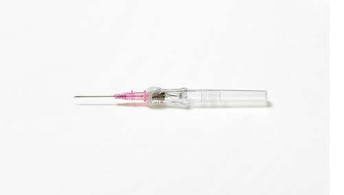 BD IV Winged Catheter, 20G x 1", Pink, 50/bx, 4 bx/cs (Continental US Only) - 20G, 1", Pink