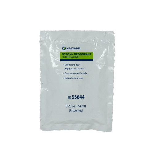HALYARD OSTOMY SUPPLIES & ACCESSORIES - Ostomy Deodorant Lubricate, .25oz pk, 400 pk/cs
