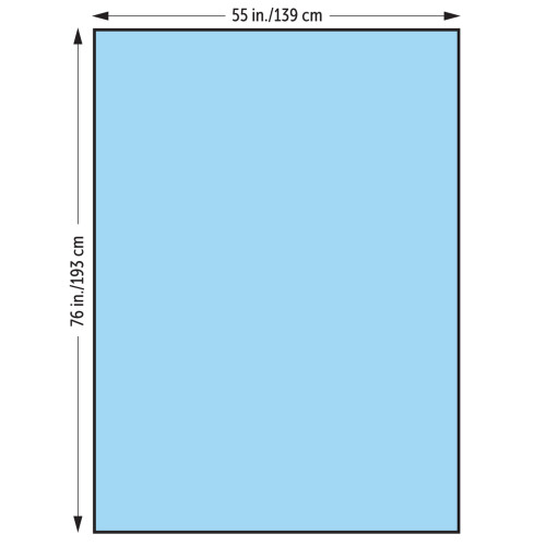 HALYARD DRAPES - General Purpose Drape, Large, 76" x 55", 20/bx, 30 bx/cs (US Only)
