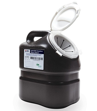 BD Collector, RCRA, 3 Gallon, One Piece Funnel, 12/cs (Continental US Only)