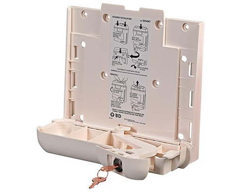 BD Locking Wall Bracket For 5.4 Qt Collector, 10/cs (Screws Not Included) (Continental US Only)