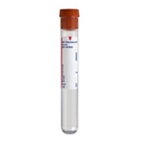 BD Plastic Tube, Conventional Stopper, 16mm x 100mm, 10.0mL, Red, Paper Label, Clot Activator & Silicone Coated Interior, 100/pk, 10 pk/cs (Temp Sensitive; Non-Returnable) (Continental US Only) - Red