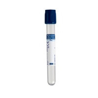 BD Plastic Tube, Hemogard™ Closure, 13mm x 100mm, 6.0mL, Royal Blue, Paper Label, K2EDTA 10.8mg, 100/bx (Temp Sensitive; Non-Returnable) (Continental US Only)