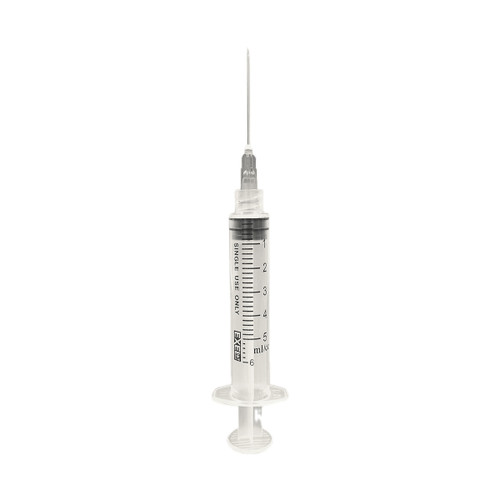 EXEL LUER LOCK SYRINGE WITH NEEDLE Syringe & Needle, Luer Lock, 5cc, 22G x 1¼", 100/bx, 8 bx/cs