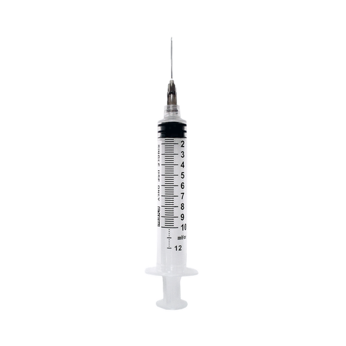 EXEL LUER LOCK SYRINGE WITH NEEDLE Syringe & Needle, Luer Lock, 10cc, 22G x 1", 100/bx, 8 bx/cs (Item on Manufacturer Backorder – Inventory Limited when Available)