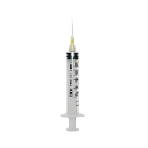 EXEL LUER LOCK SYRINGE WITH NEEDLE Syringe & Needle, Luer Lock, 10cc, 20G x 1", 100/bx, 8 bx/cs (Item on Manufacturer Backorder – Inventory Limited when Available)