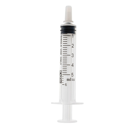 EXEL LUER SLIP SYRINGES Syringe, Luer Slip, 5-6cc, With Cap, 100/bx, 8 bx/cs (30 cs/plt)