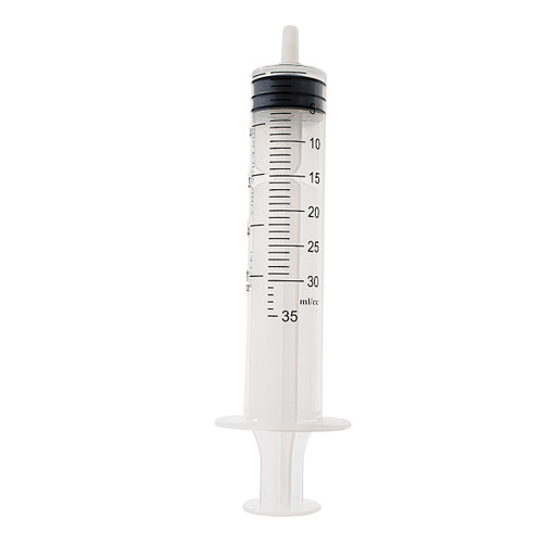 EXEL LUER SLIP SYRINGES Syringe, Luer Slip, 30-35cc, With Cap, Eccentric, 50/bx, 5 bx/cs (36 cs/plt)