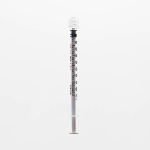 EXEL SYRINGE ONLY - STERILE Syringe Only, 1mL, Luer Lock, 100/bx, 10 bx/cs (60 cs/plt) (Item on Manufacturer Backorder – Inventory Limited when Available)