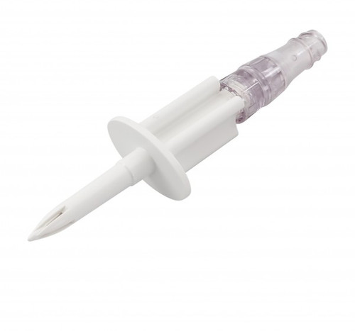 AMSINO AMSAFE® IV CONNECTORS AMSAfe Needle-Free Connector, I.V. Bag Spike, 0.34ml PV, DEHP-Free, Latex-Free (LF), Sterile, 50/cs