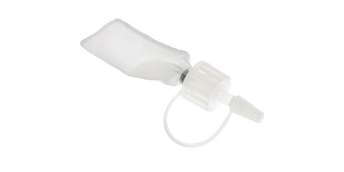 AMSINO RECEPTAL® & ACCESSORIES Speciman Trap, 4 inch, Pour Spout Cover with 3/8 inch Port, Tethered Cap, Non-Sterile, Disposable, Latex DEHP & BPA Free, 24/cs