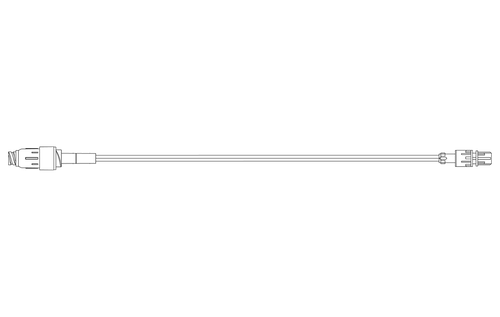 BD Extension Set, Pressure Rated, Purple Striped, (1) MaxPlus Clear Needle-Free Connector, Spin Male Luer Lock, Not Made w/ DEHP, 8.5" Length, 0.8 ml PV, Sterile, Labeled for use with low pressure power injectors up to 325 psi and maximum flow rat...
