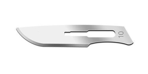 CINCINNATI STAINLESS STEEL BLADES Blade, Stainless Steel, Size 10, Sterile, 100/bx