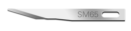CINCINNATI MINIATURE SURGICAL BLADES Mini Surgical Blade, Swann Morton, Size 65, Sterile, 25/bx