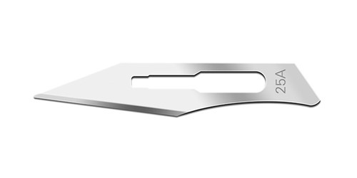 CINCINNATI CARBON STEEL BLADES Blade, Carbon Steel, Size 25a, Non-Sterile, 100/bx