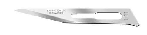 CINCINNATI SWANN MORTON CARBON STEEL BLADE Blade, Swann Morton, Carbon Steel, Size 11, Sterile, 100/bx