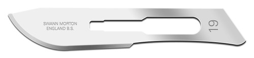 CINCINNATI SWANN MORTON CARBON STEEL BLADE Blade, Swann Morton, Carbon Steel, Size 14, Sterile, 100/bx